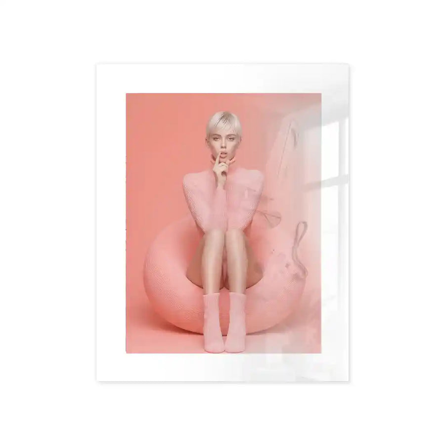 Cuadro Pink Silence | Fashion Portrait