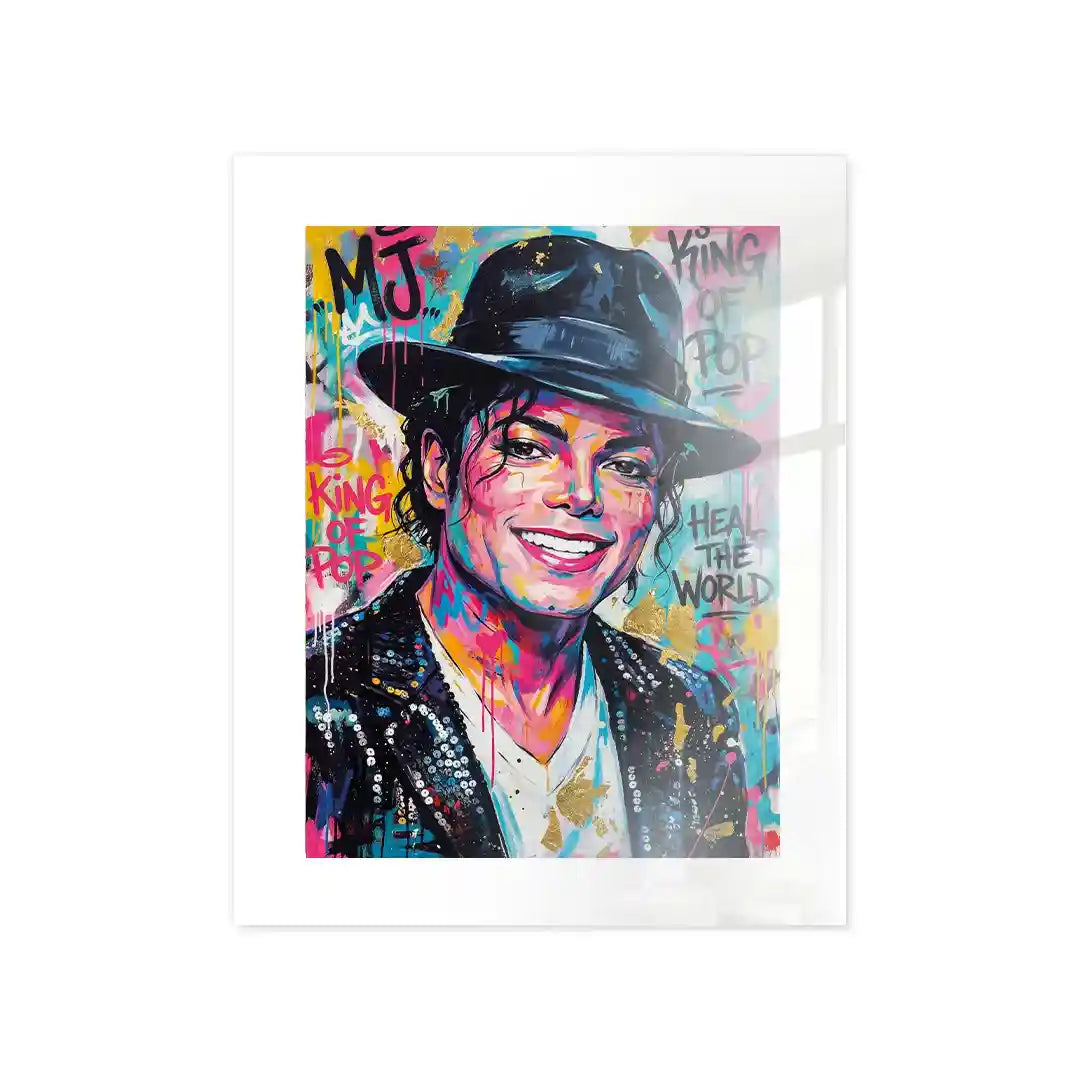 Cuadro Pop Art | Rey del Pop | Icono Musical Urbano