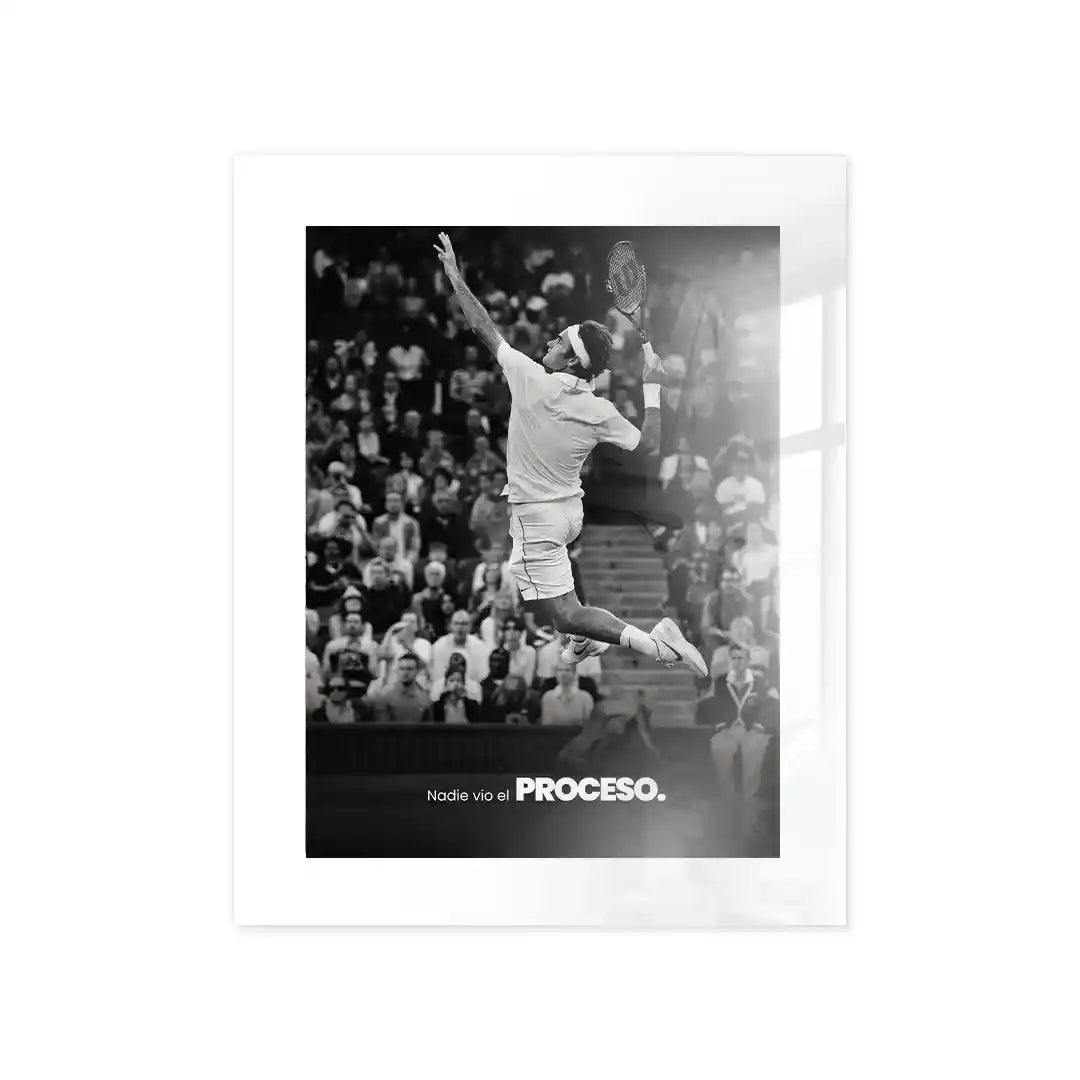 Cuadro Póster Roger Federer | Decoración de Tenis