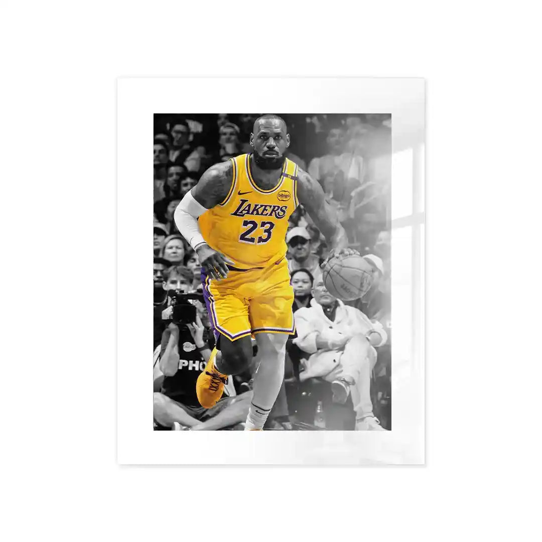 Cuadro Póster LeBron James | Decoración de Baloncesto