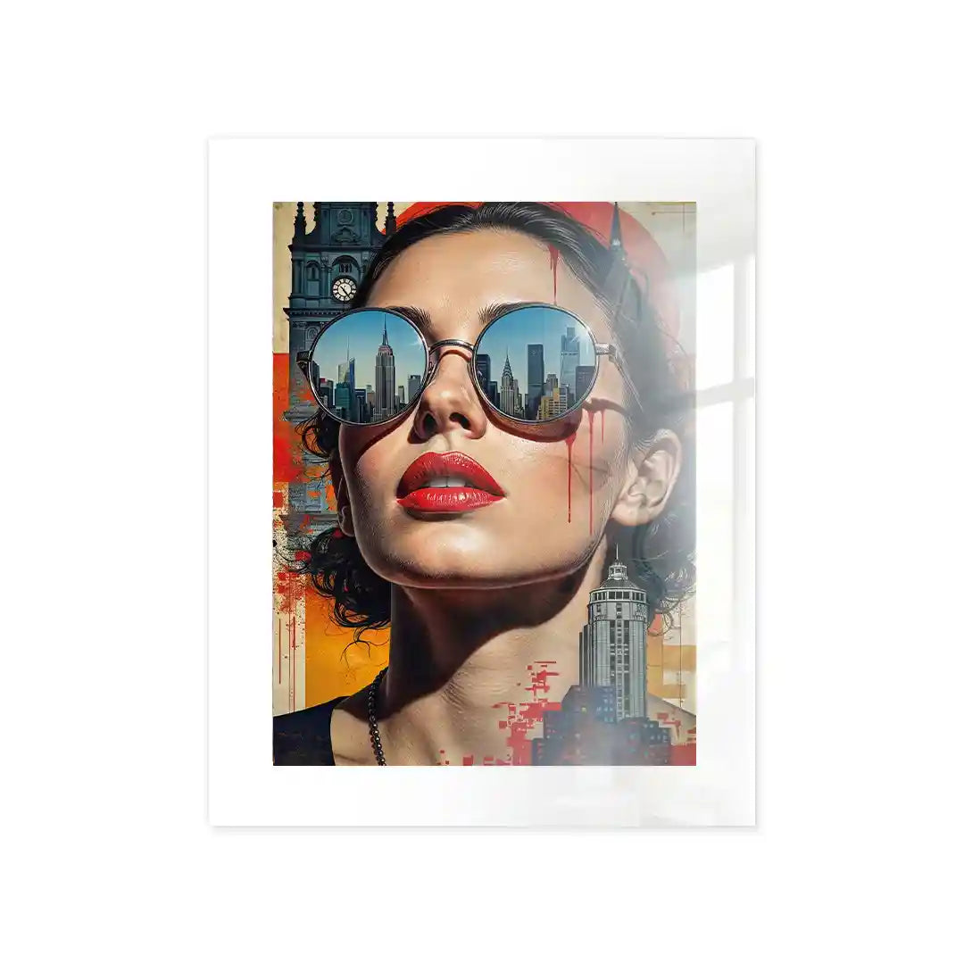 Cuadro Urban Glam | City Reflection | Arte Pop Metropolitano
