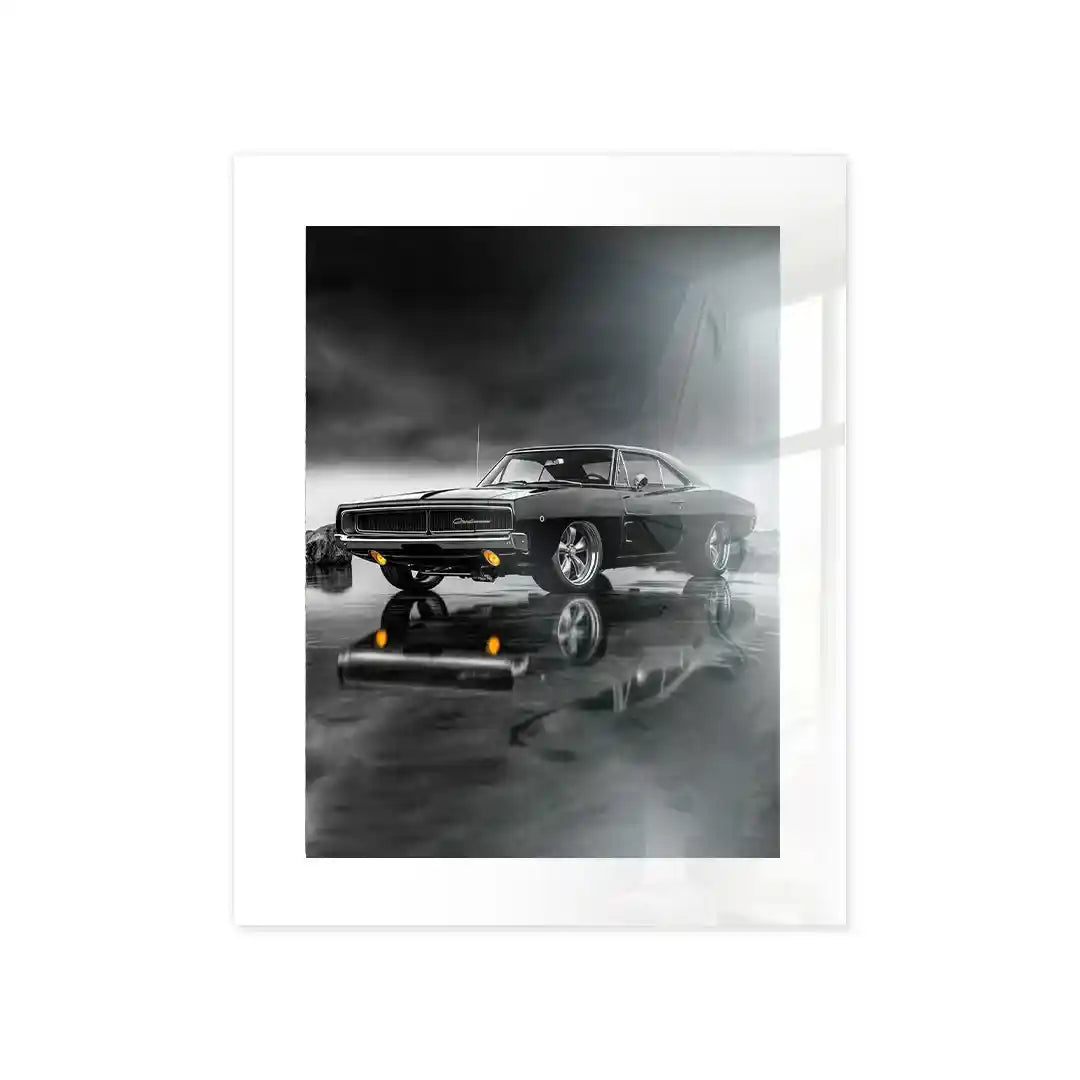 Cuadro Póster Dodge Charger | Decoración de Coches Clásicos