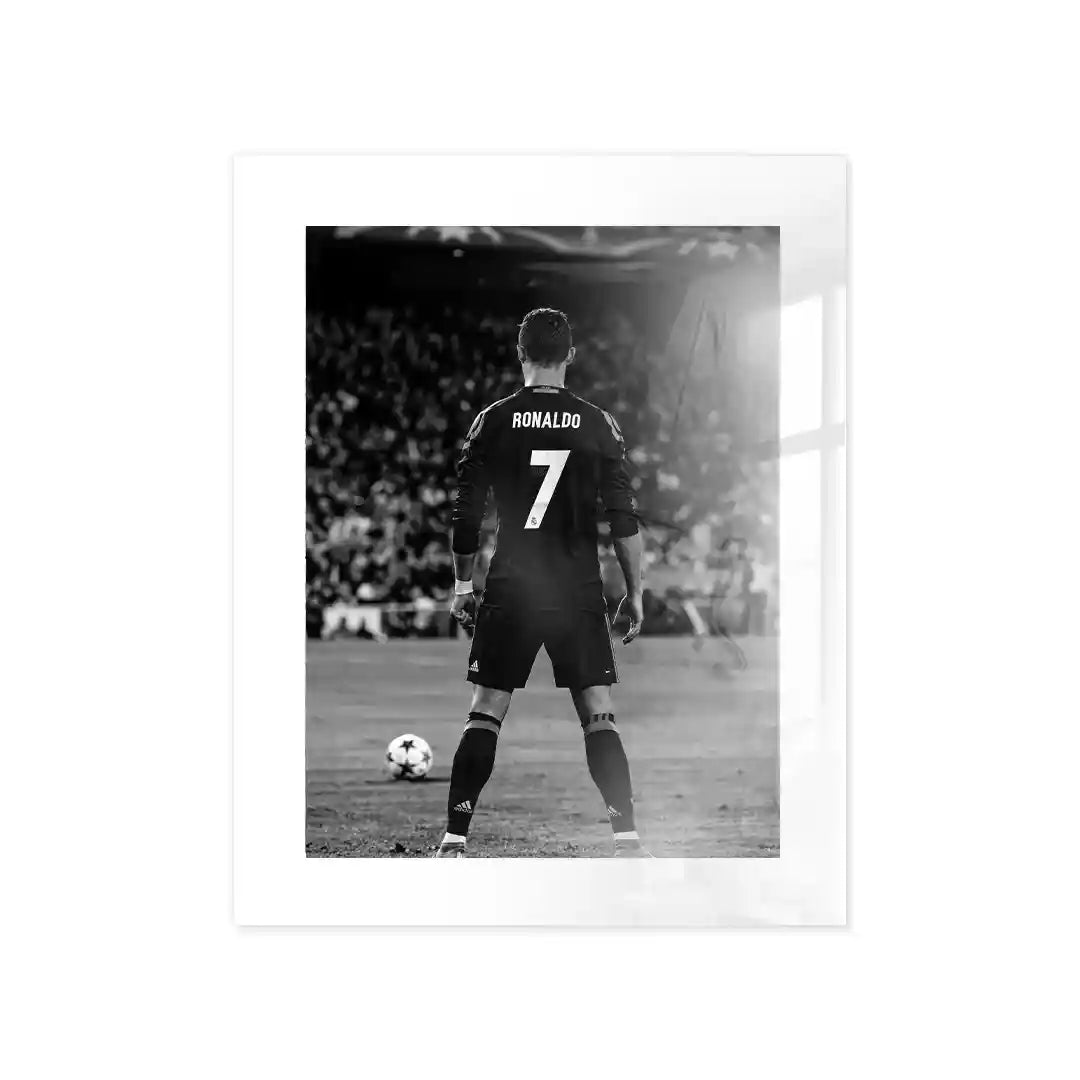 Cuadro Póster Cristiano Ronaldo 7 | Decoración de Fútbol