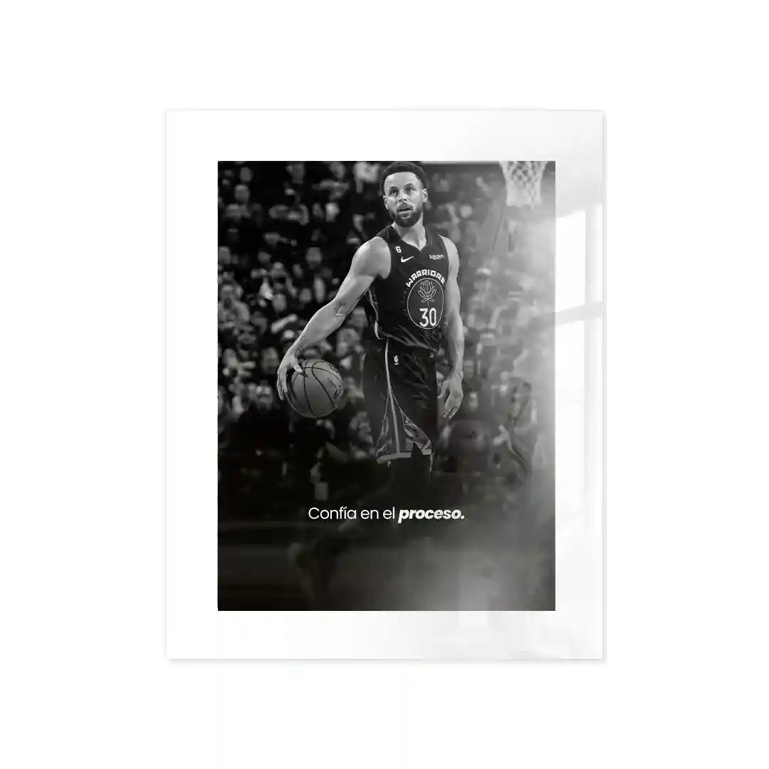 Cuadro Motivacional Stephen Curry | Confía en el Proceso