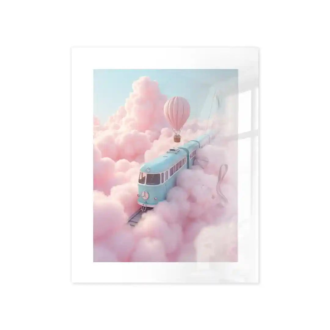 Cuadro Póster Dream Train | Viaje entre Nubes