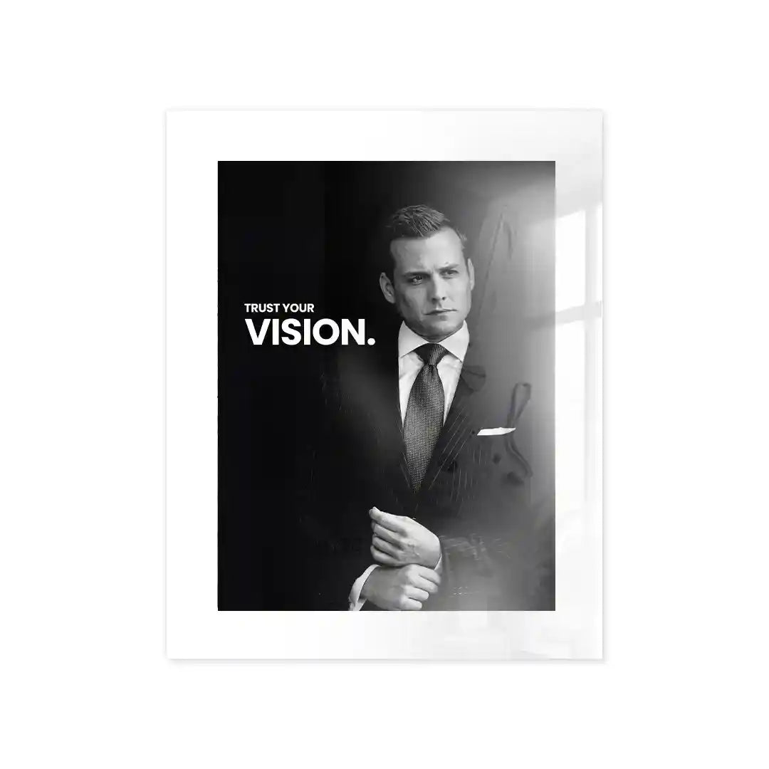 Cuadro Motivacional | Trust Your Vision | Mentalidad de Éxito