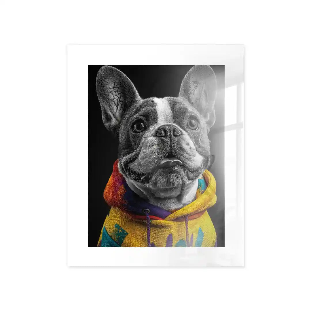 Cuadro Póster Bulldog Francés | Decoración Moderna