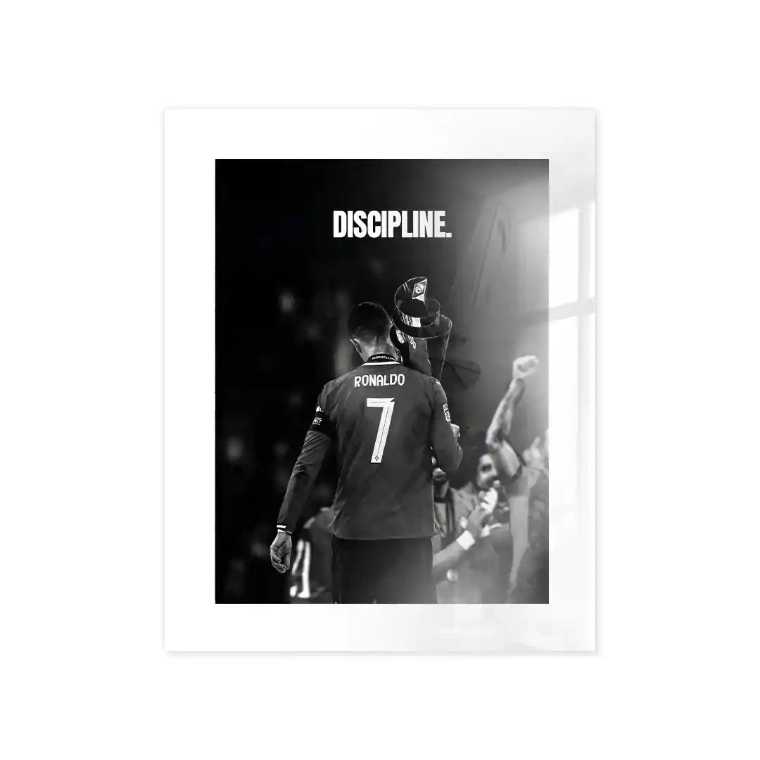 Cuadro Motivacional | Cristiano Ronaldo | Discipline