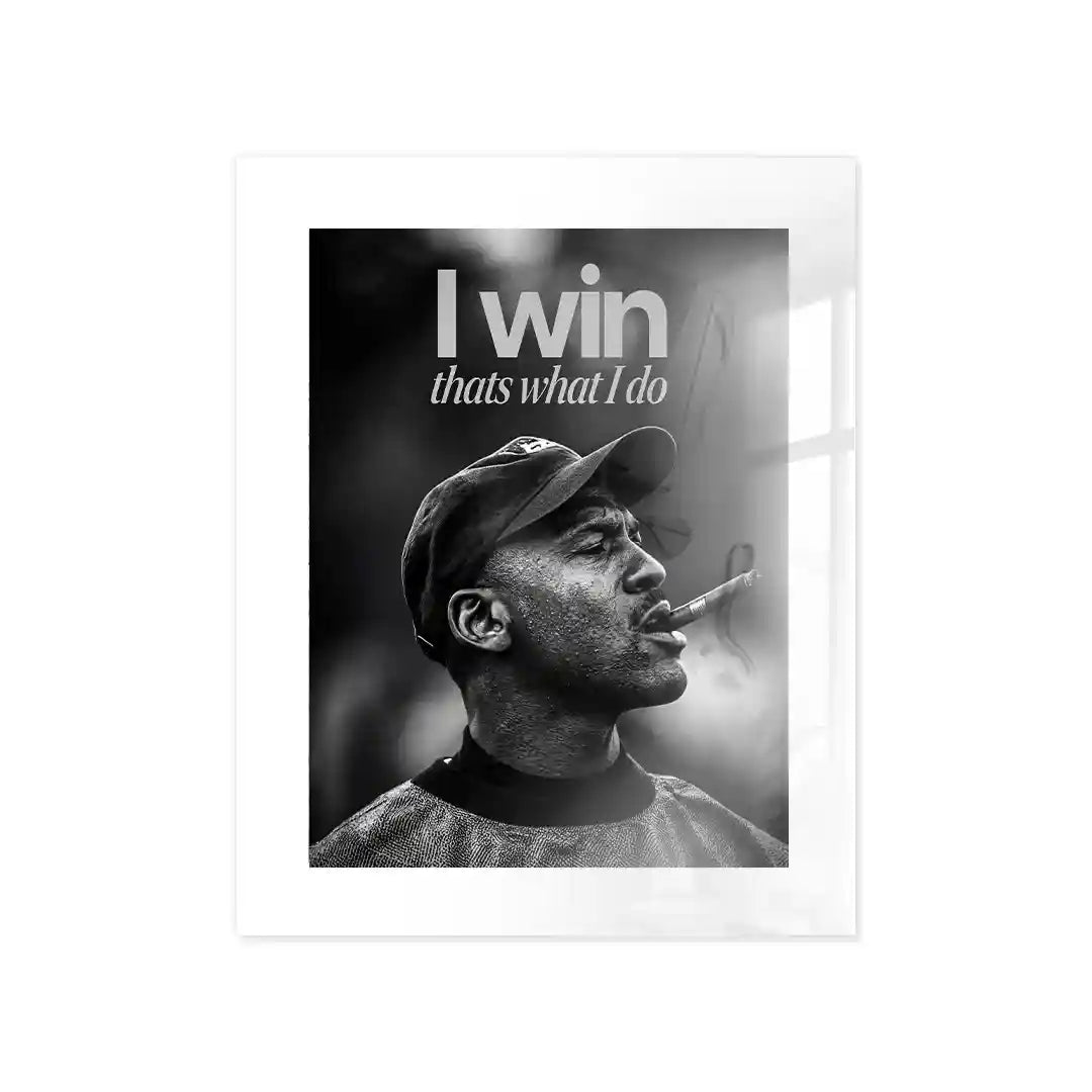 Cuadro Motivacional | I Win | That's What I Do