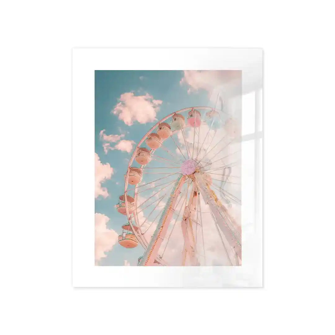 Cuadro Póster Noria Pastel | Ferris Dream