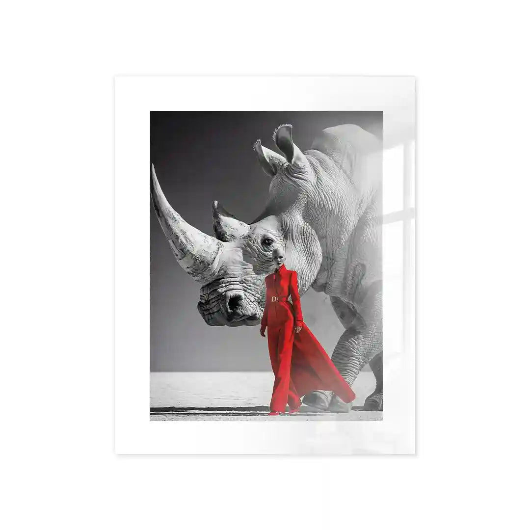 Cuadro Red Instinct | Wild Elegance