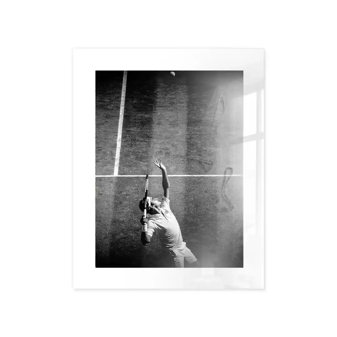 Cuadro Póster Tenis al Saque | Decoración Deportiva