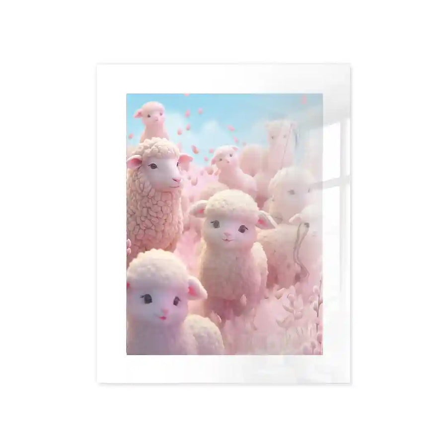 Cuadro Ovejitas Pastel | Campo de Ensueño