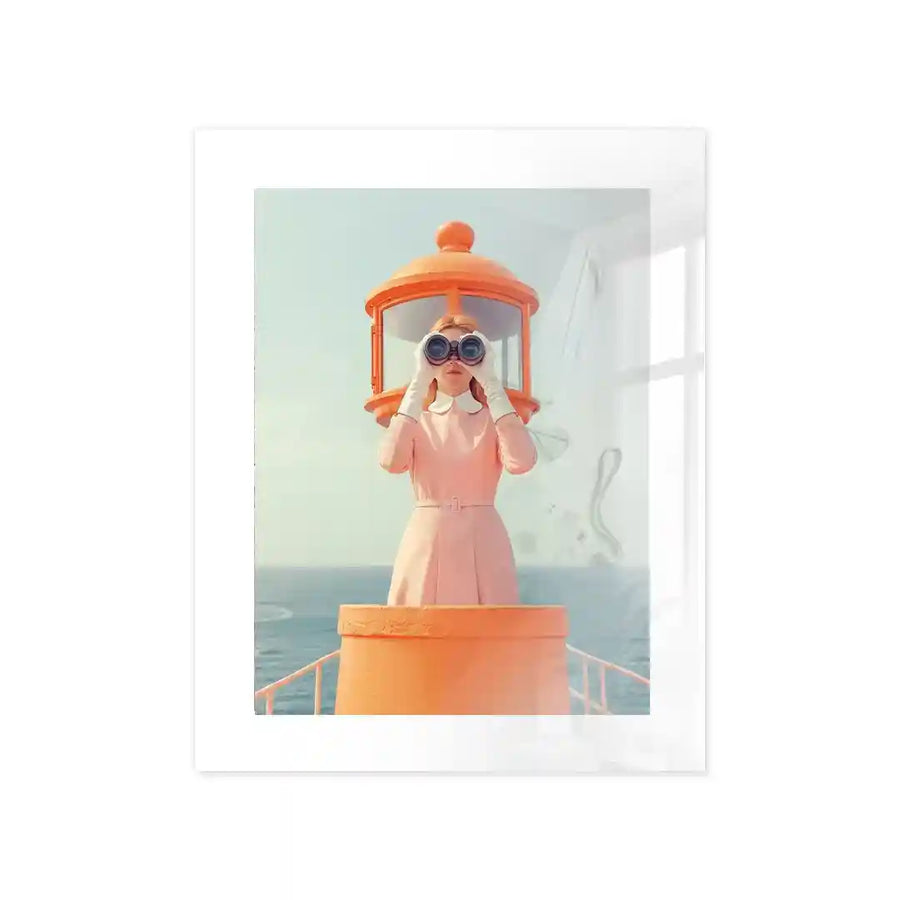 Cuadro Coastal Lookout | Orange Horizon