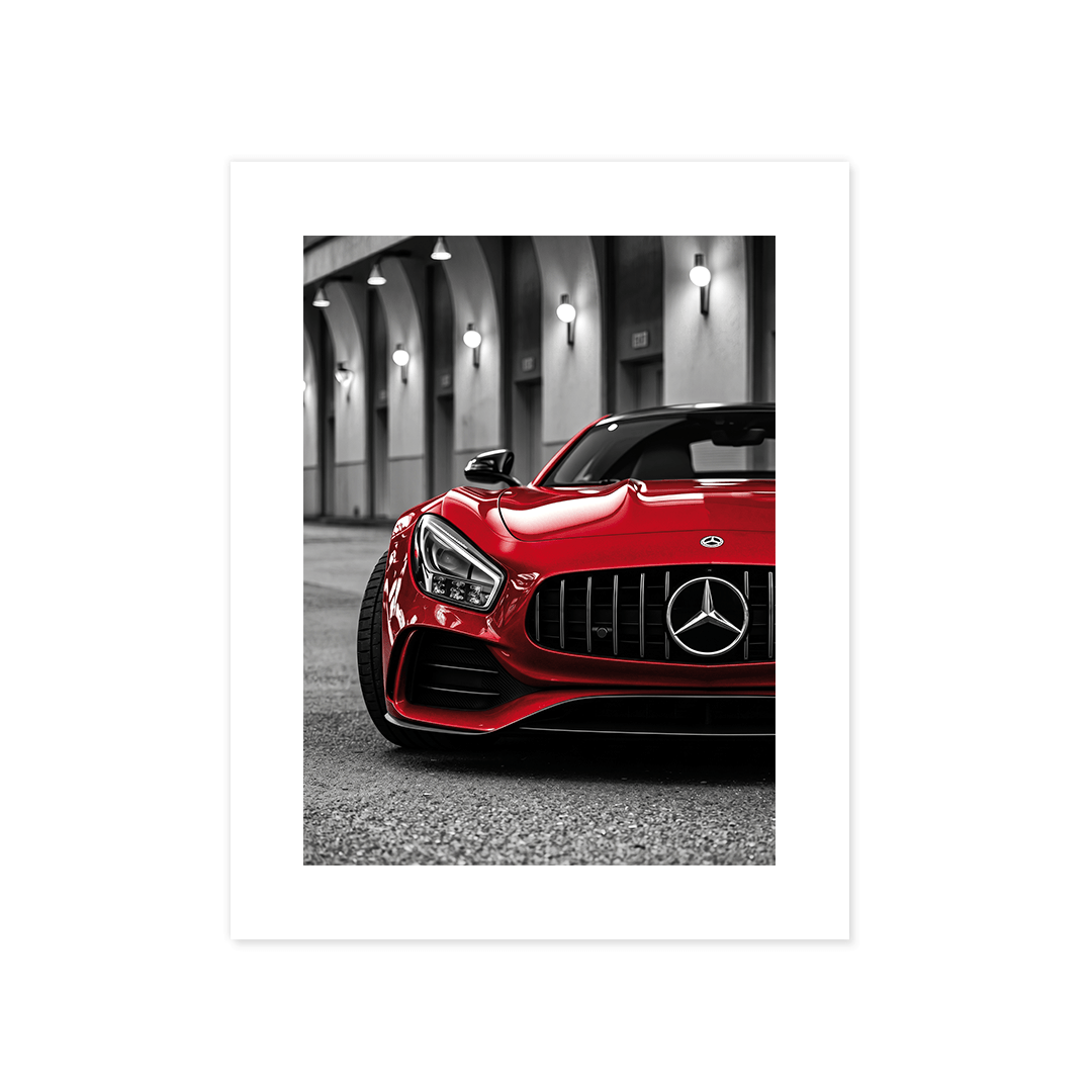 Cuadro Póster Mercedes-AMG GT Coupé | Decoración de Coches