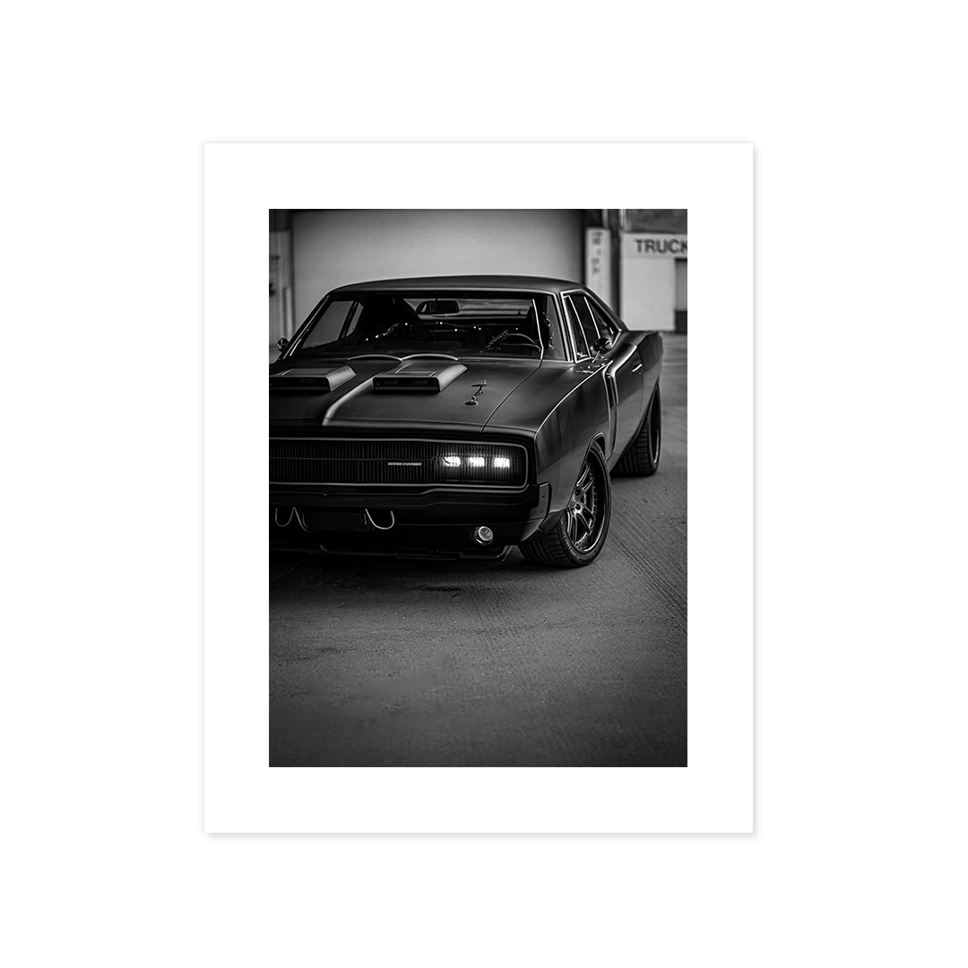 Cuadro Póster Dodge Charger 1968 | Decoración de Coches