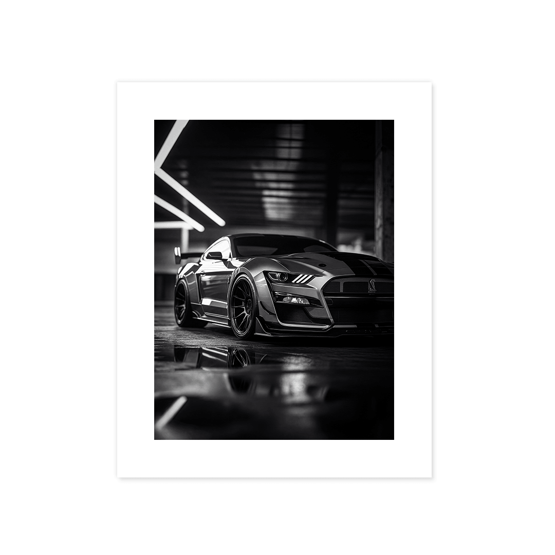 Cuadro Póster Ford Mustang Shelby GT500 | Decoración de Coches
