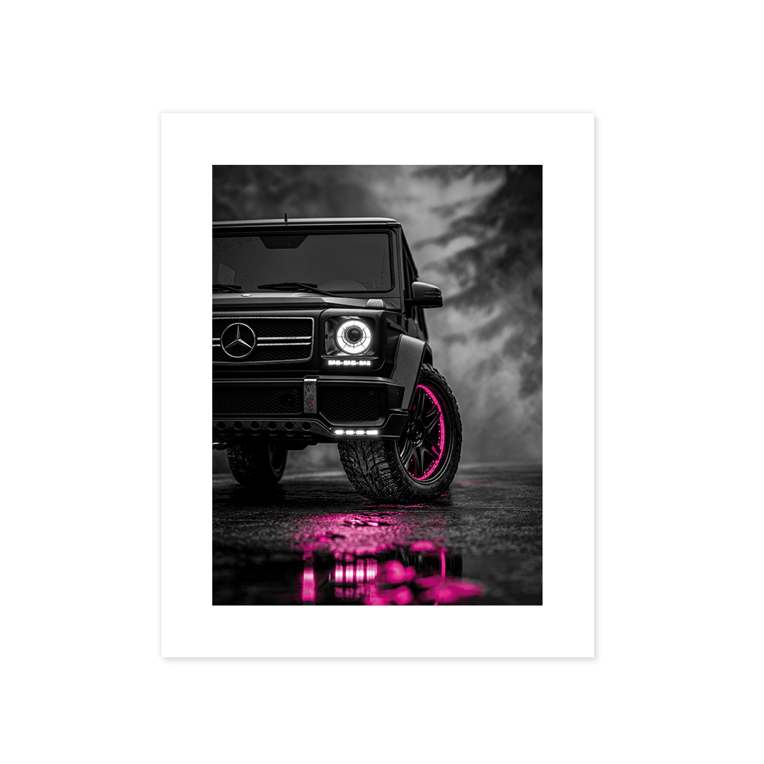 Cuadro Póster Mercedes-Benz Clase G | Decoración Urbana