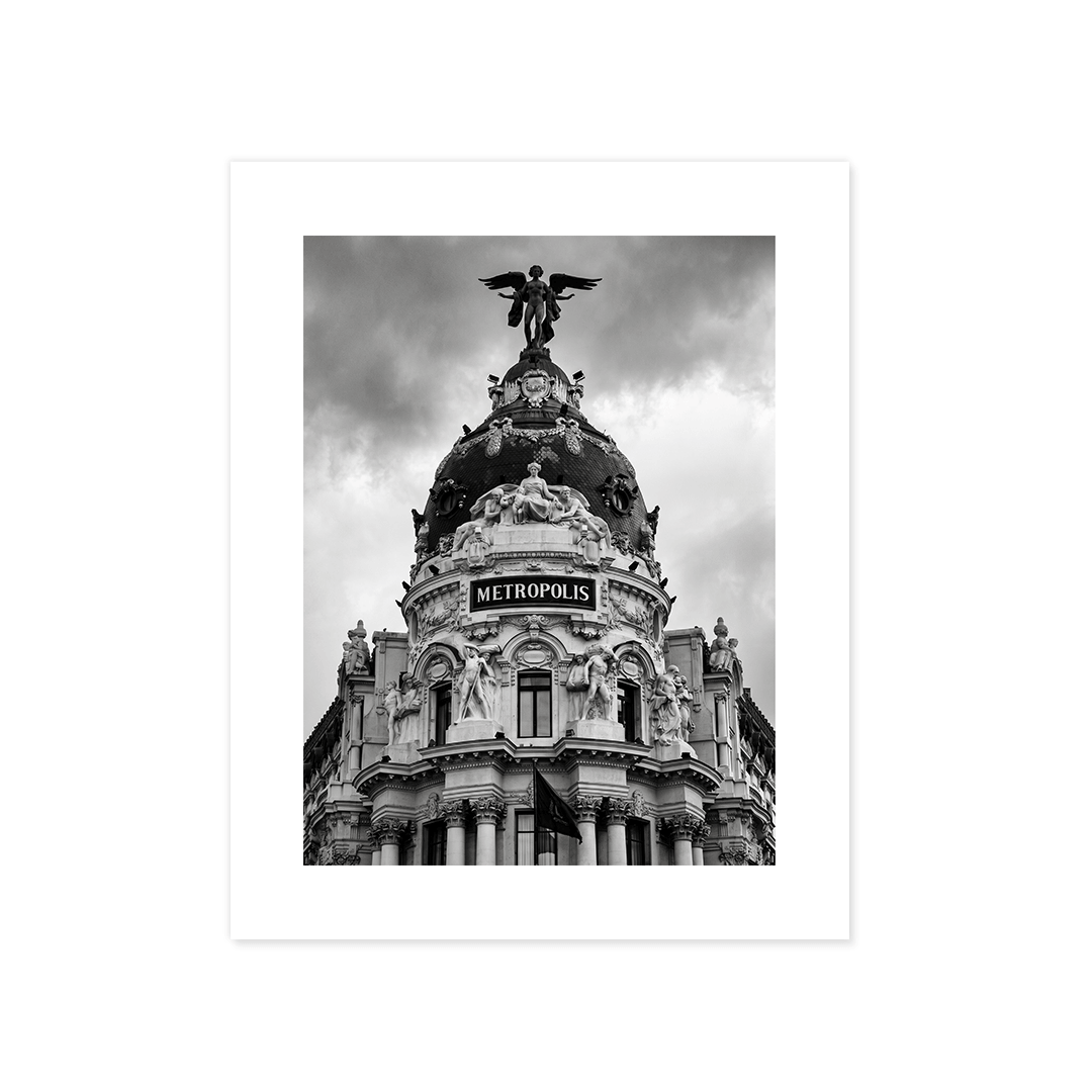 Cuadro Póster Madrid Metrópolis | Decoración Urbana