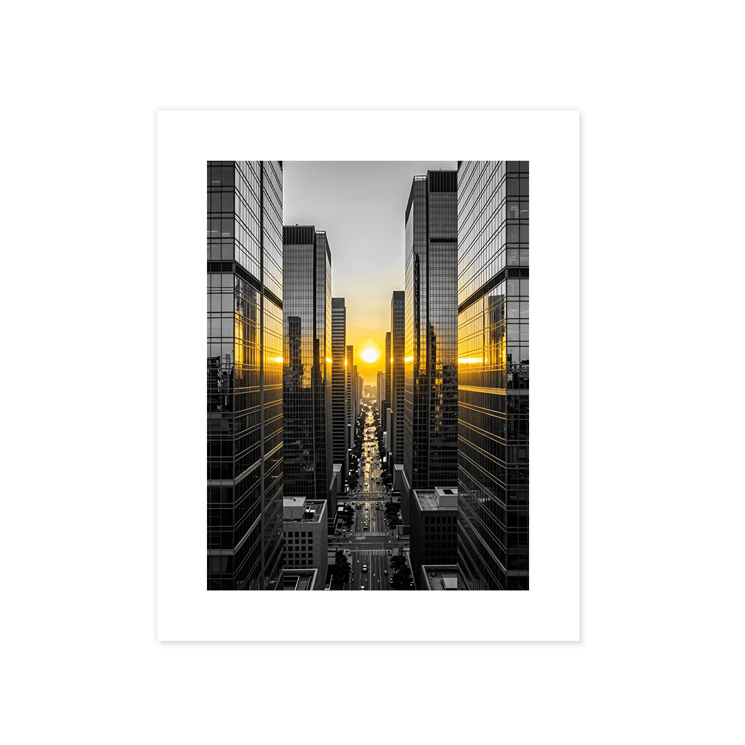 Cuadro Póster Rascacielos | Decoración Urbana Moderna