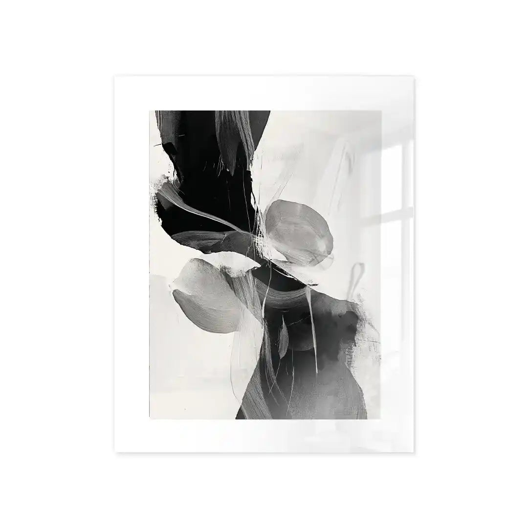 Cuadro Póster Abstracto Equilibrio Monocromático | Decoración Minimalista
