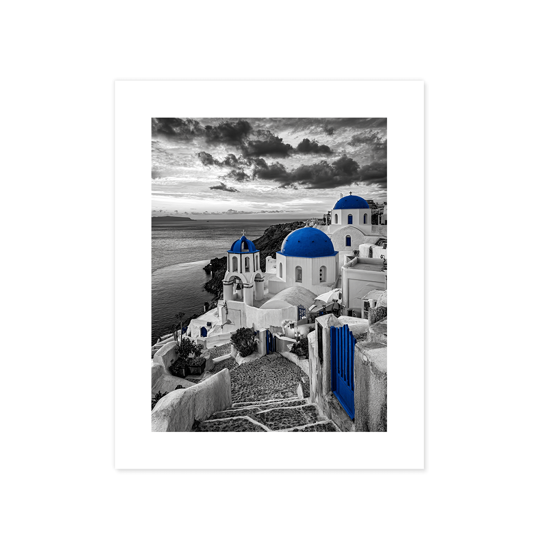 Cuadro Póster Santorini | Decoración Mediterránea
