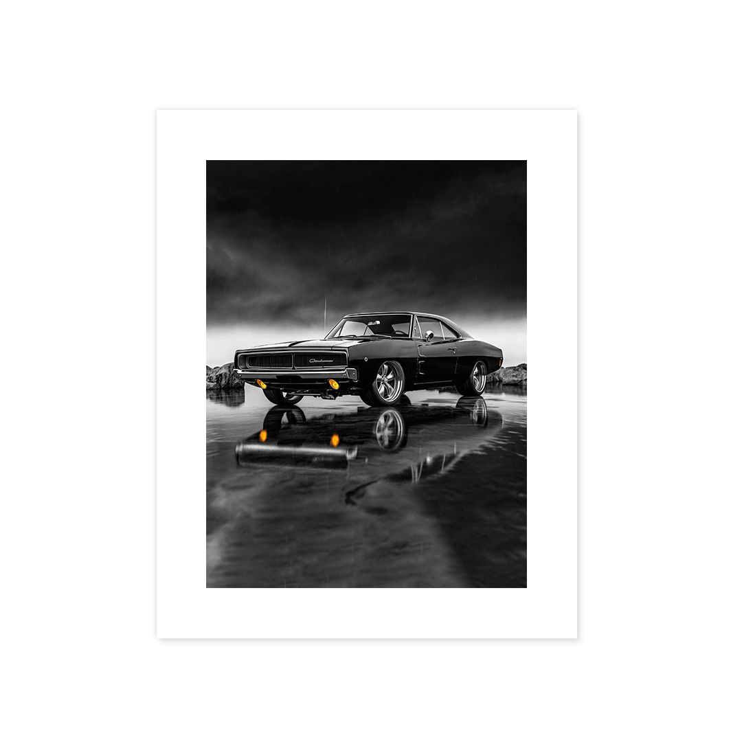 Cuadro Póster Dodge Charger | Decoración de Coches Clásicos