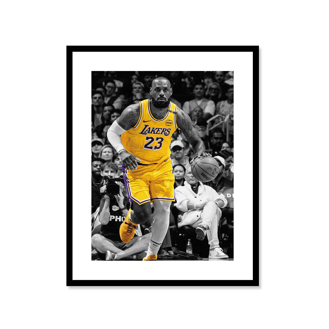 Cuadro Póster LeBron James | Decoración de Baloncesto