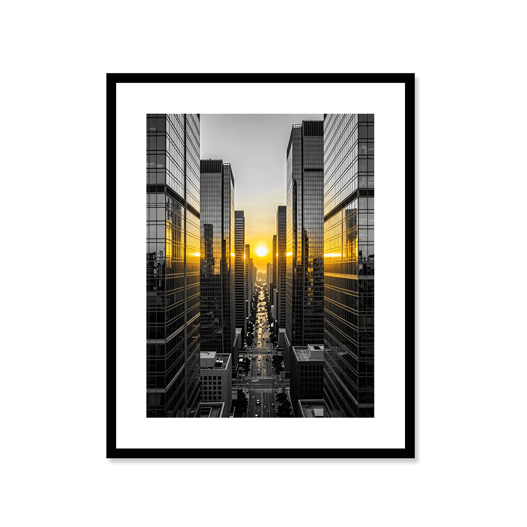 Cuadro Póster Rascacielos | Decoración Urbana Moderna
