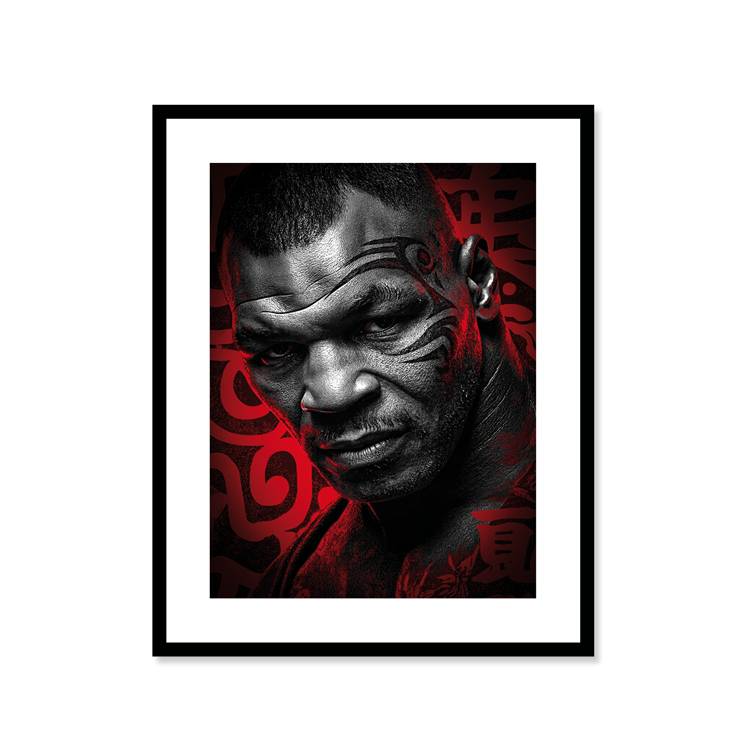 Cuadro Póster Mike Tyson | Decoración de Boxeo