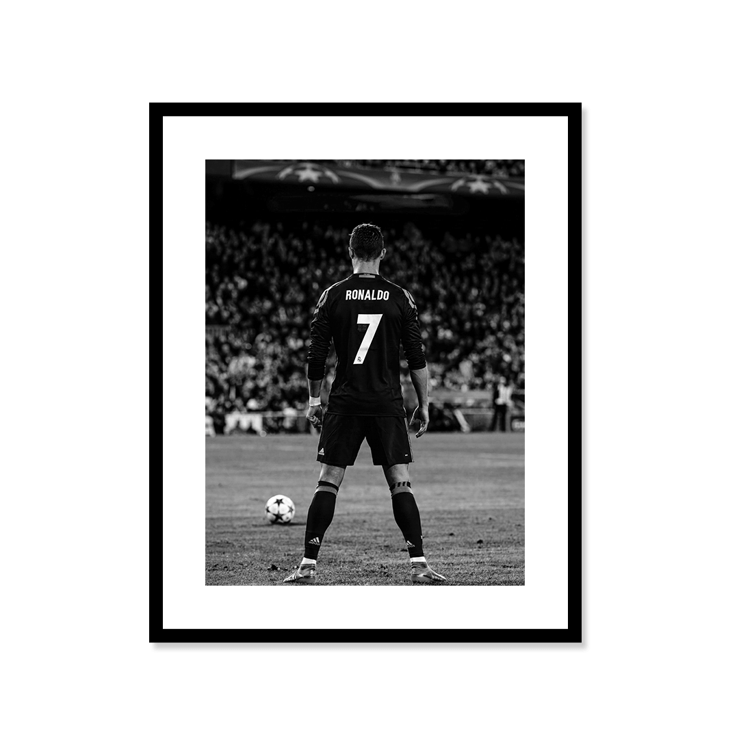Cuadro Póster Cristiano Ronaldo 7 | Decoración de Fútbol