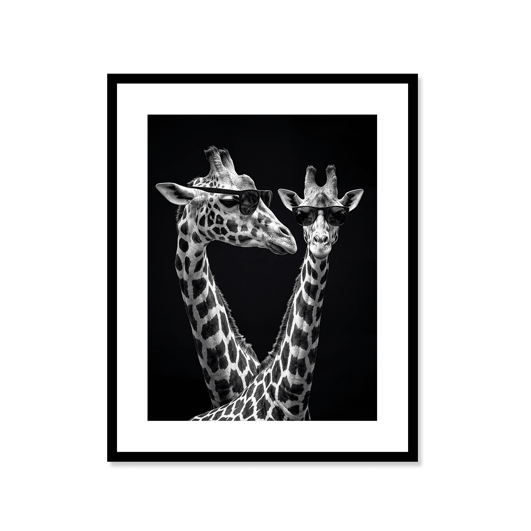 Cuadro Póster Jirafas | Decoración Elegante