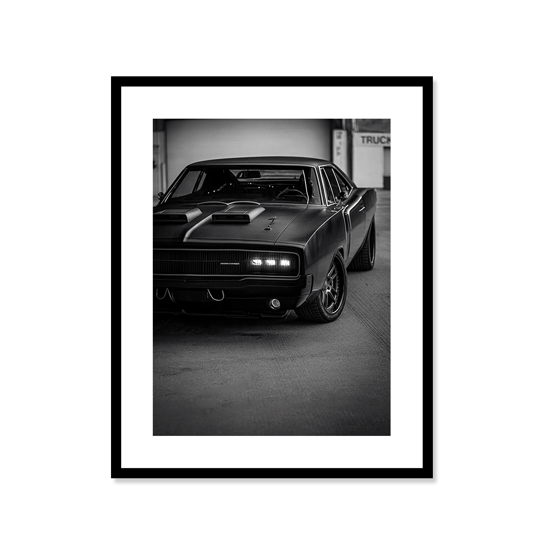 Cuadro Póster Dodge Charger 1968 | Decoración de Coches