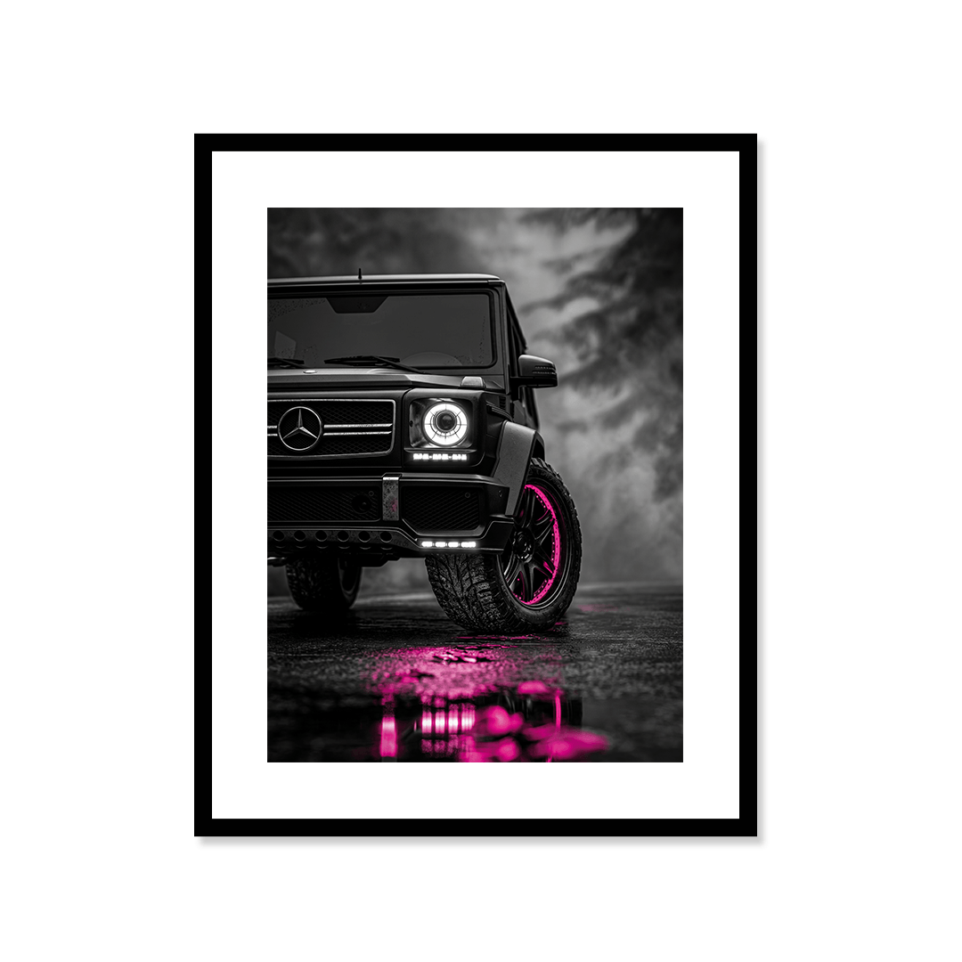 Cuadro Póster Mercedes-Benz Clase G | Decoración Urbana
