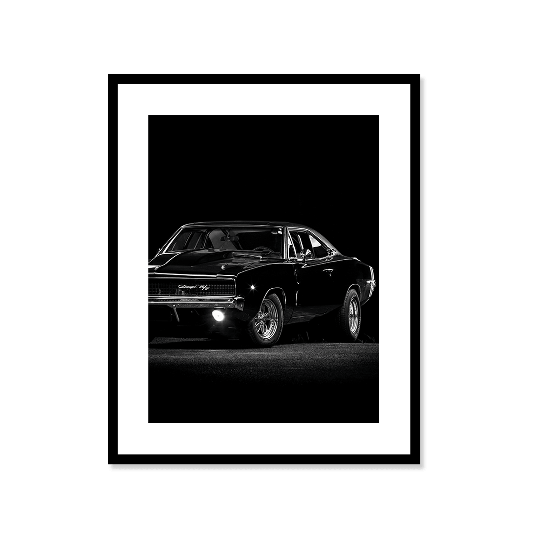 Cuadro Póster Dodge Charger R/T | Decoración de Coches