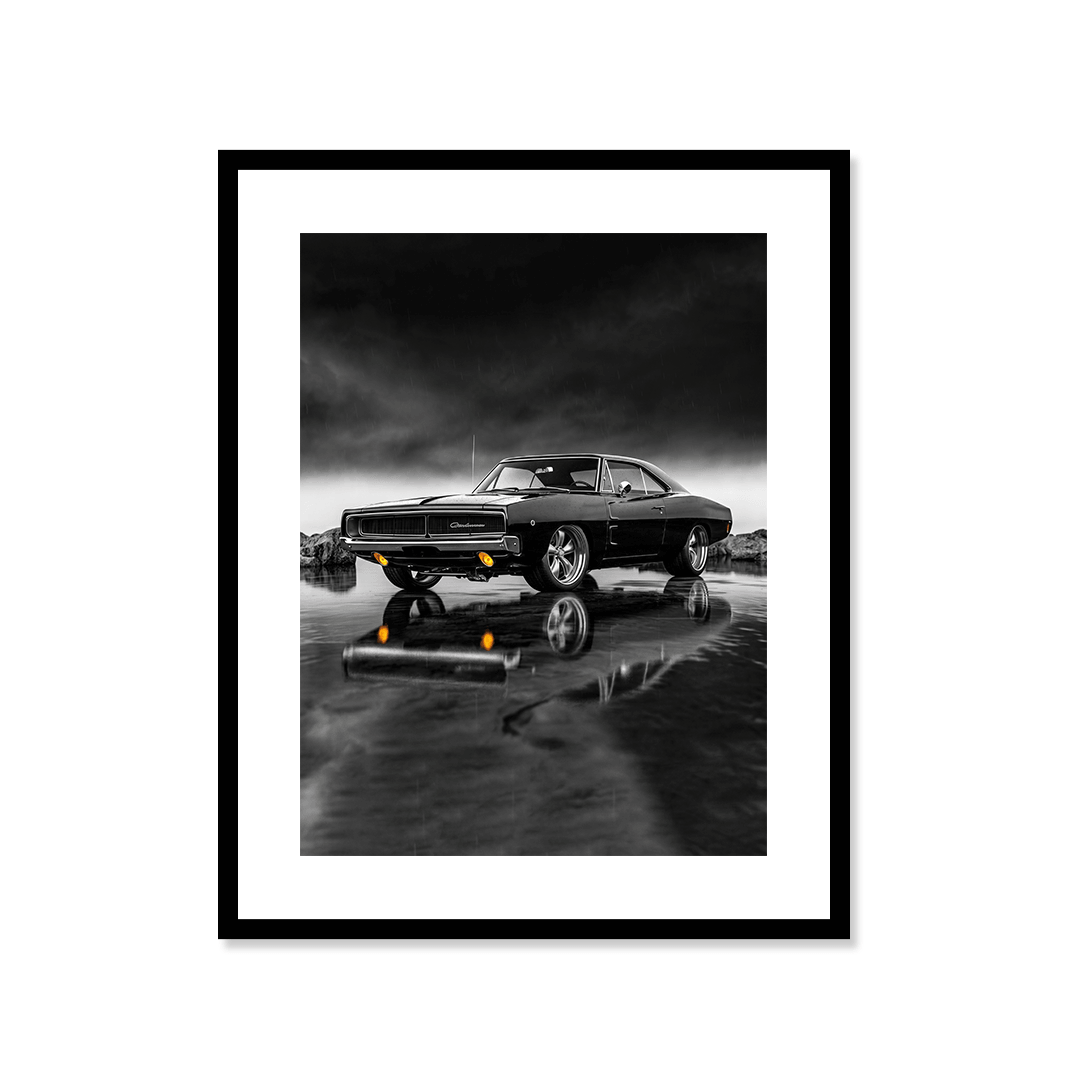 Cuadro Póster Dodge Charger | Decoración de Coches Clásicos