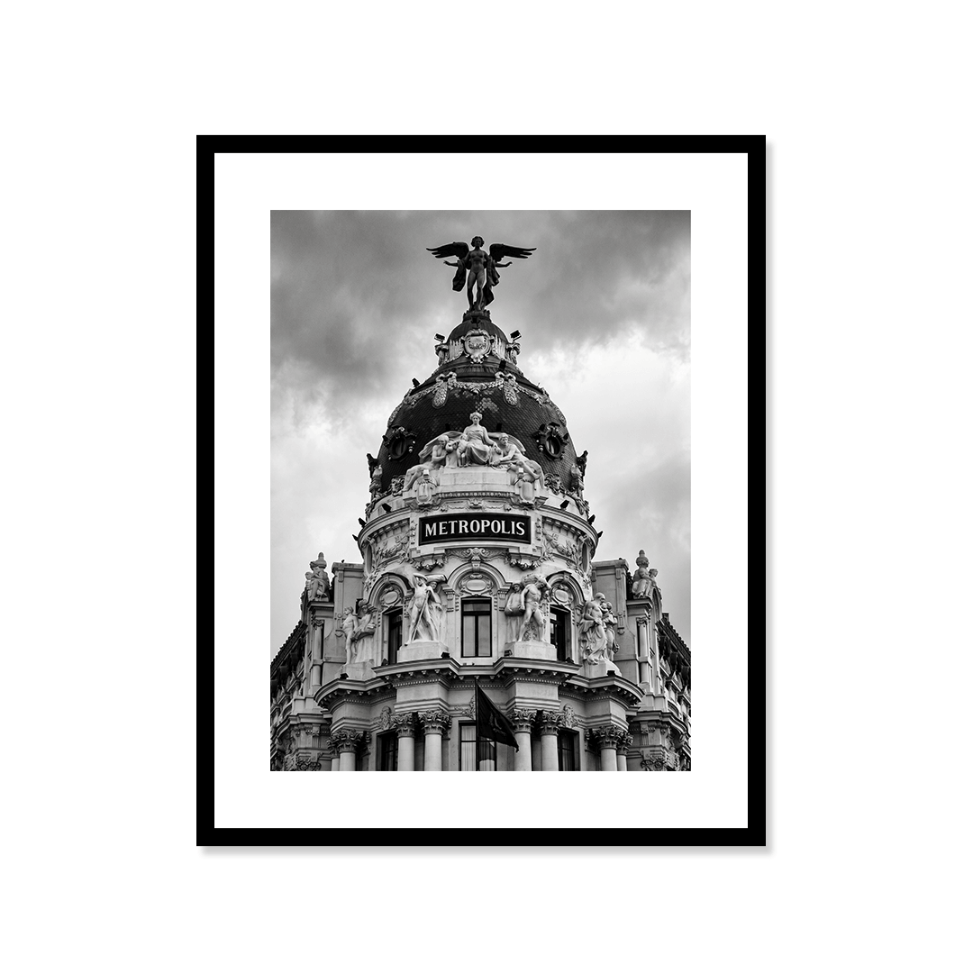 Cuadro Póster Madrid Metrópolis | Decoración Urbana