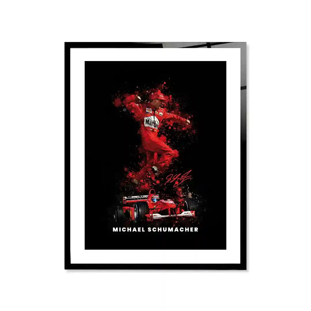 Cuadro Póster Michael Schumacher | Decoración Fórmula 1