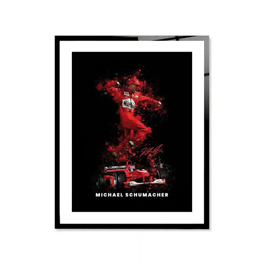 Cuadro Póster Michael Schumacher | Decoración Fórmula 1