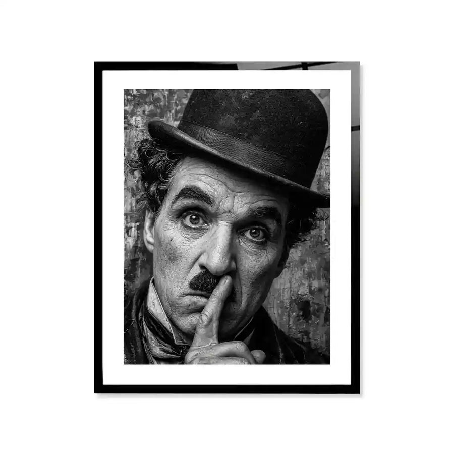 Cuadro Póster Charlie Chaplin | Decoración de Cine Clásico