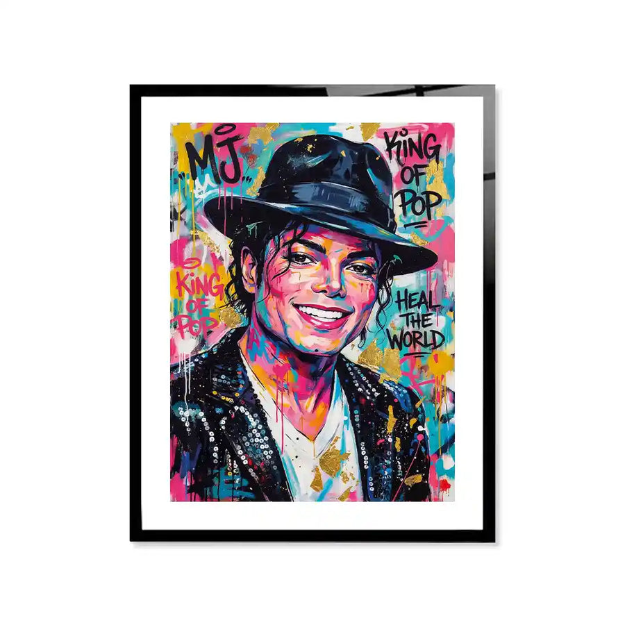 Cuadro Pop Art | Rey del Pop | Icono Musical Urbano