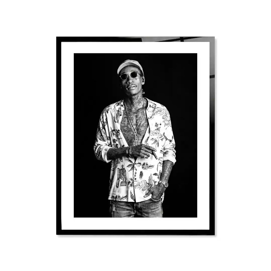 Cuadro Póster Wiz Khalifa | Decoración Hip Hop