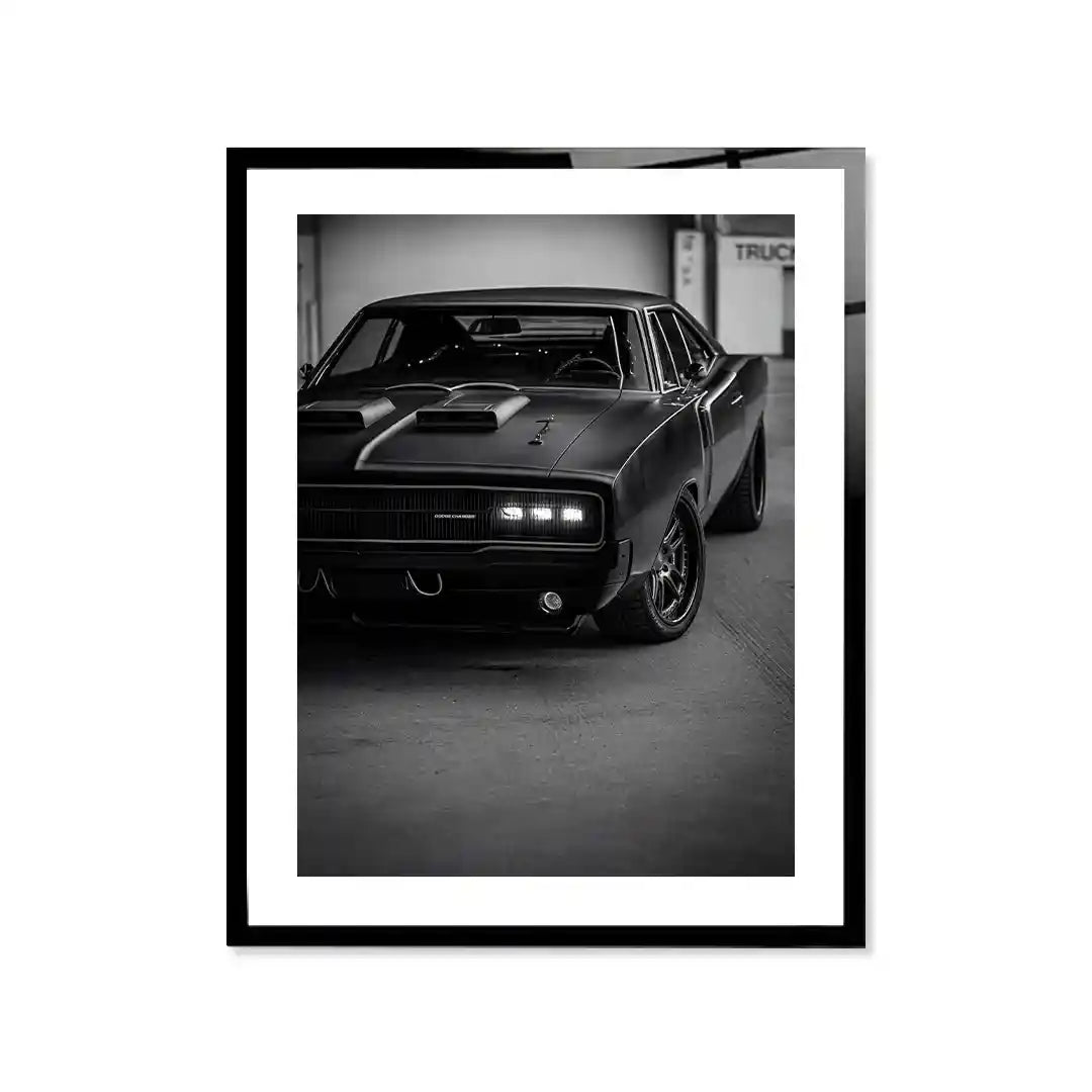 Cuadro Póster Dodge Charger 1968 | Decoración de Coches