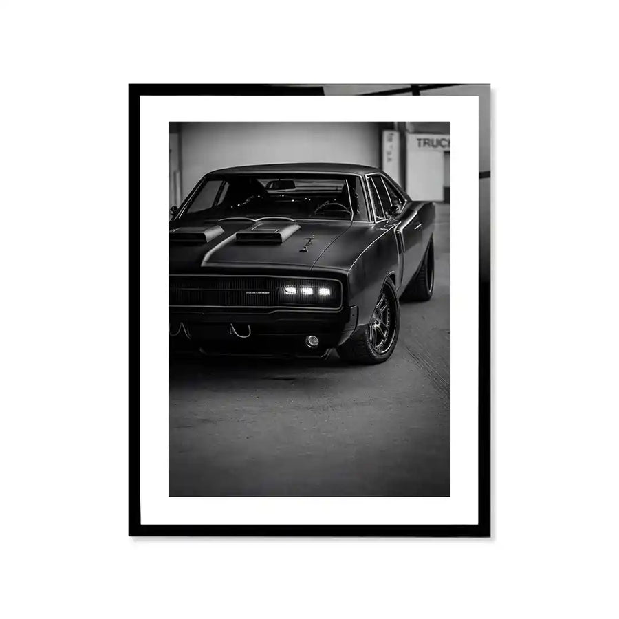 Cuadro Póster Dodge Charger 1968 | Decoración de Coches
