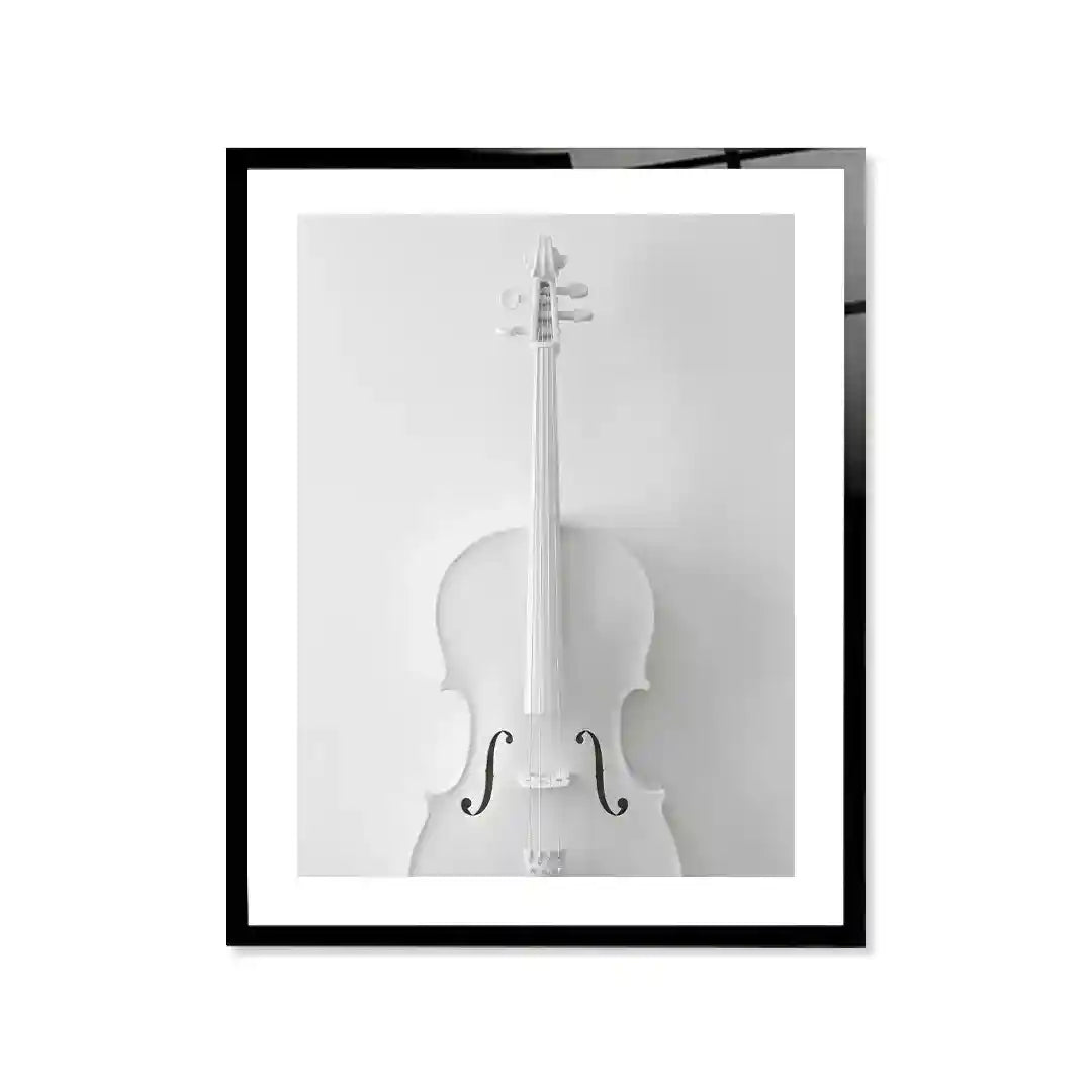 Cuadro Violín Blanco | Armonía Minimalista