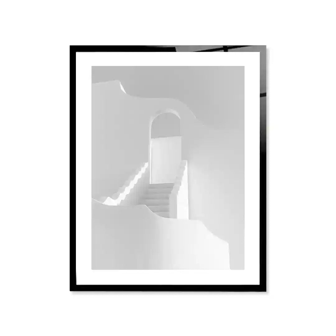 Cuadro Escalera Blanca | Arquitectura Serena
