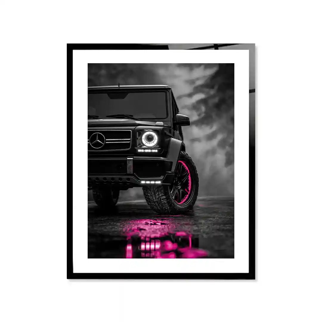 Cuadro Póster Mercedes-Benz Clase G | Decoración Urbana