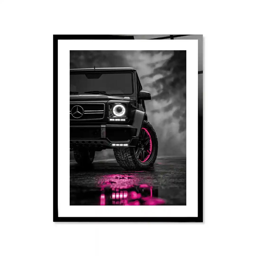 Cuadro Póster Mercedes-Benz Clase G | Decoración Urbana