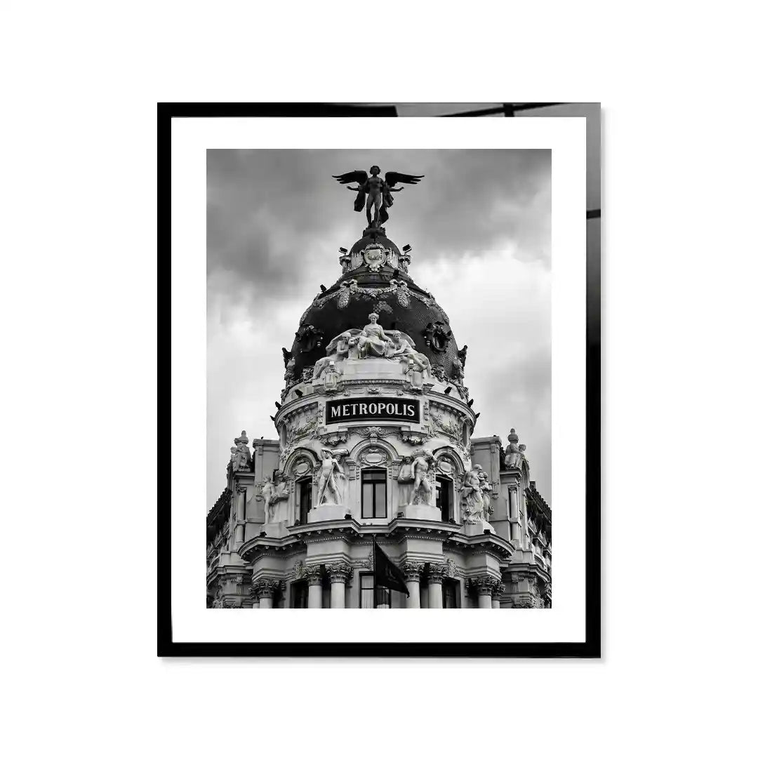 Cuadro Póster Madrid Metrópolis | Decoración Urbana