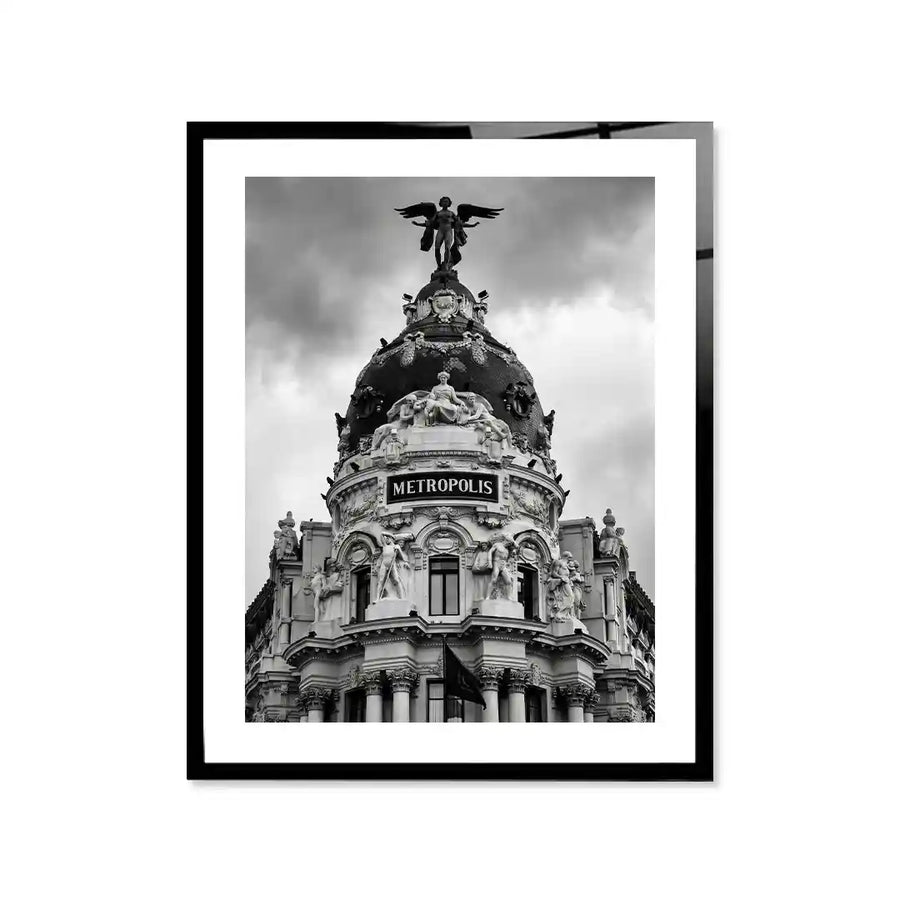 Cuadro Póster Madrid Metrópolis | Decoración Urbana